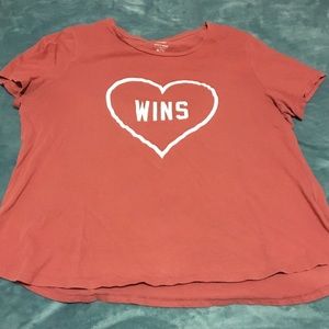 Old Navy Love Wins Orange T-Shirt